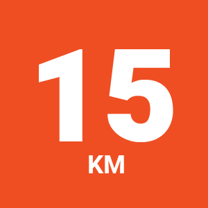 15 ק״מ